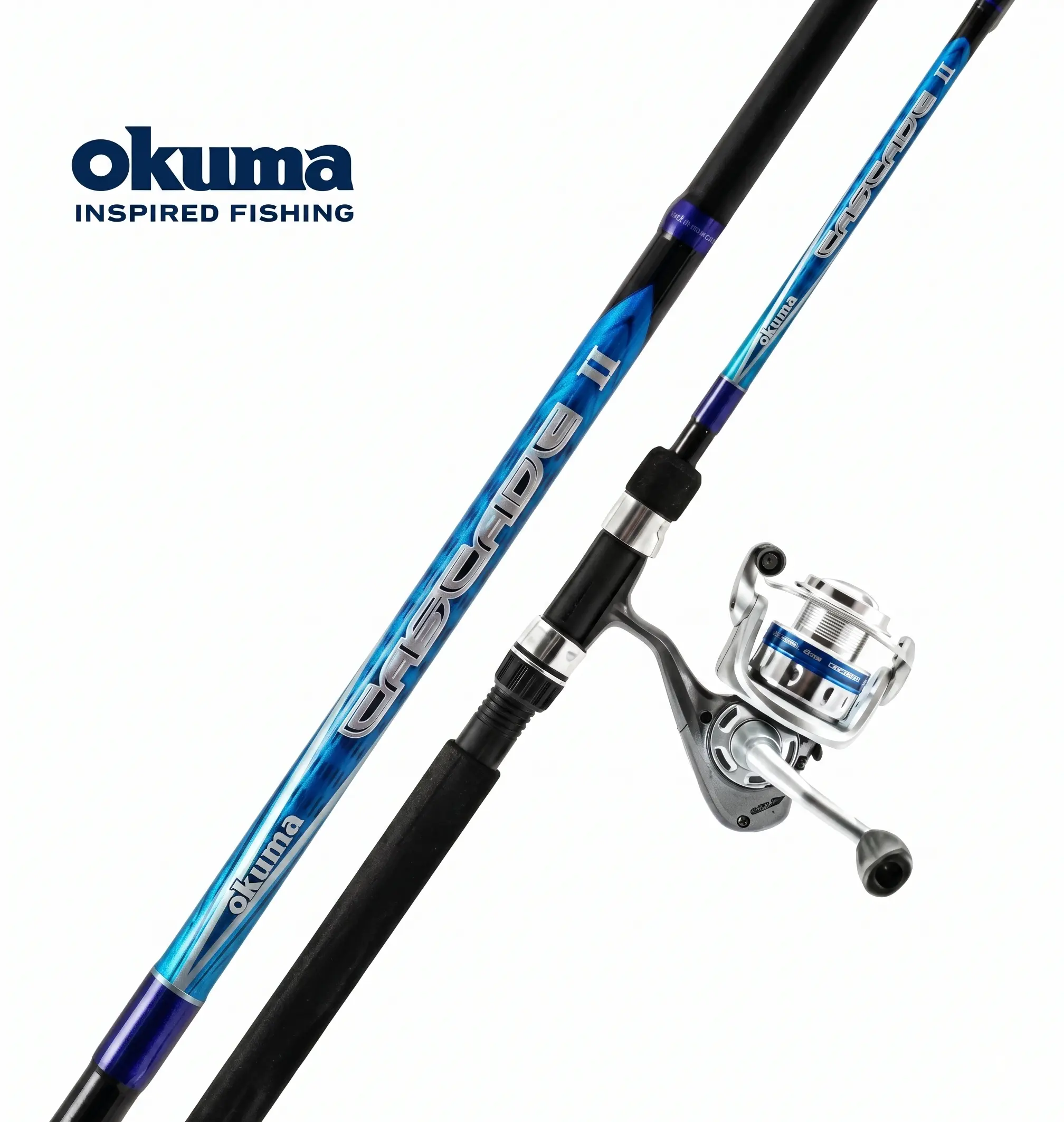 COMBO OKUMA CASCADE II 7' - 40 NEGRO - AZUL